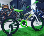 Bicicleta aro 16 verde aros de aluminio
